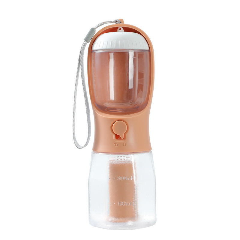 Dog Water Cup Drinking Food Garbage Bag Three-In-one Portable Small Multi-functional Pet Cups Pets Supplies