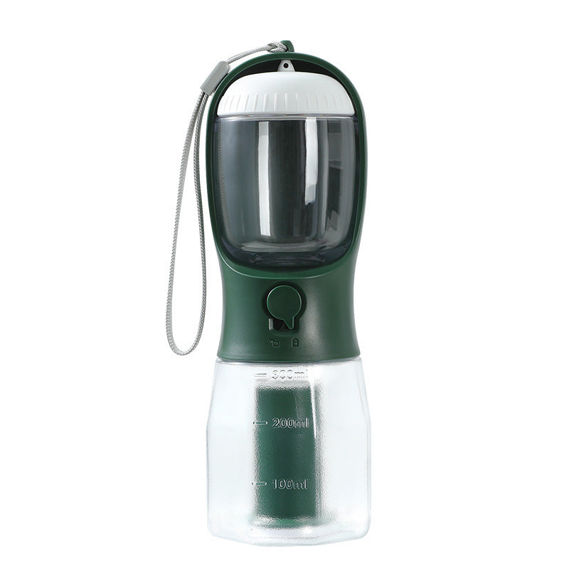 Dog Water Cup Drinking Food Garbage Bag Three-In-one Portable Small Multi-functional Pet Cups Pets Supplies